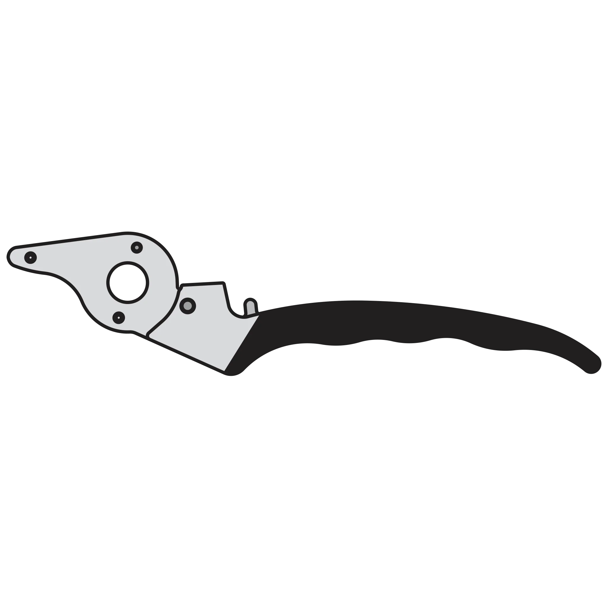 100/1 Complete handle assembly without blade