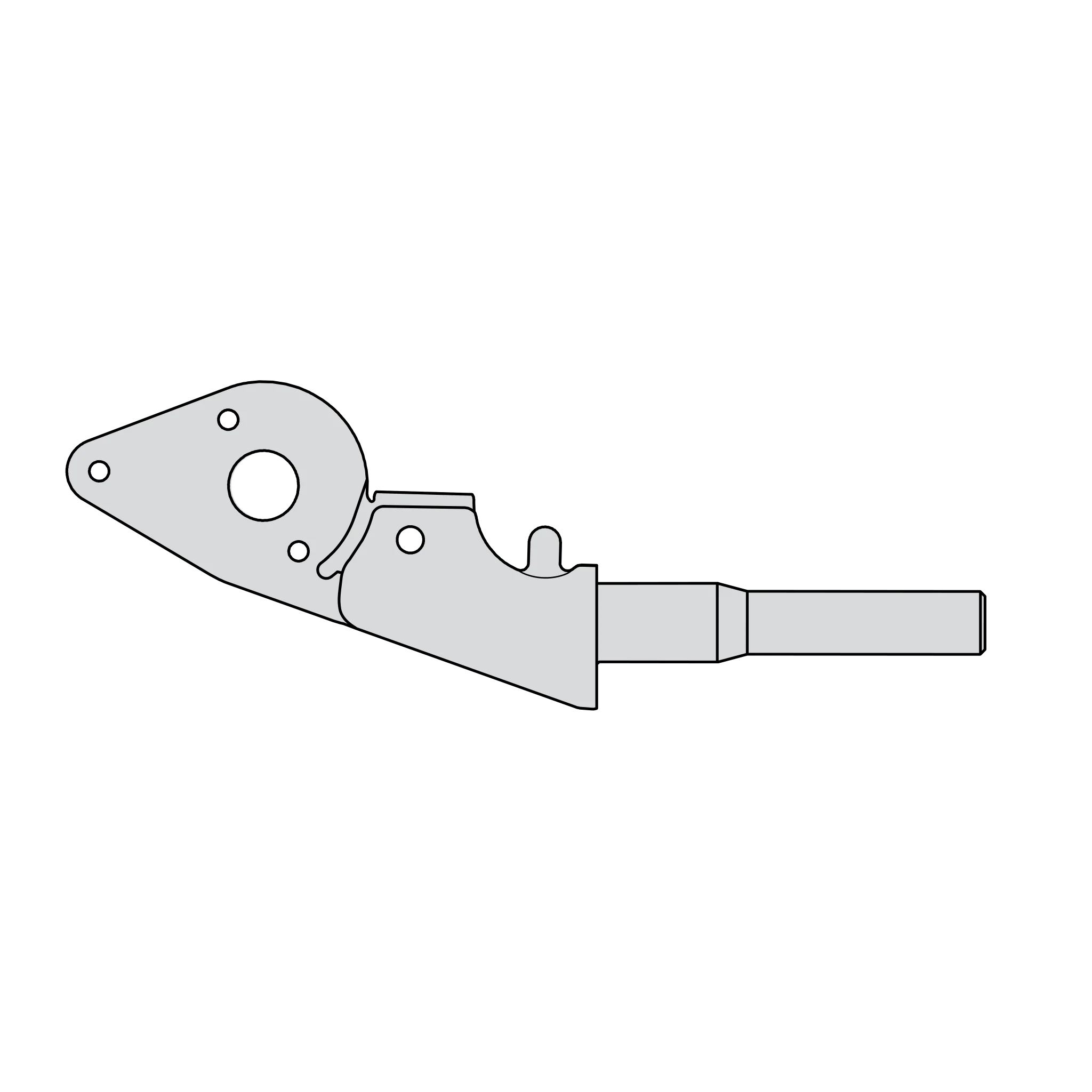15/1 Complete handle assembly without blade