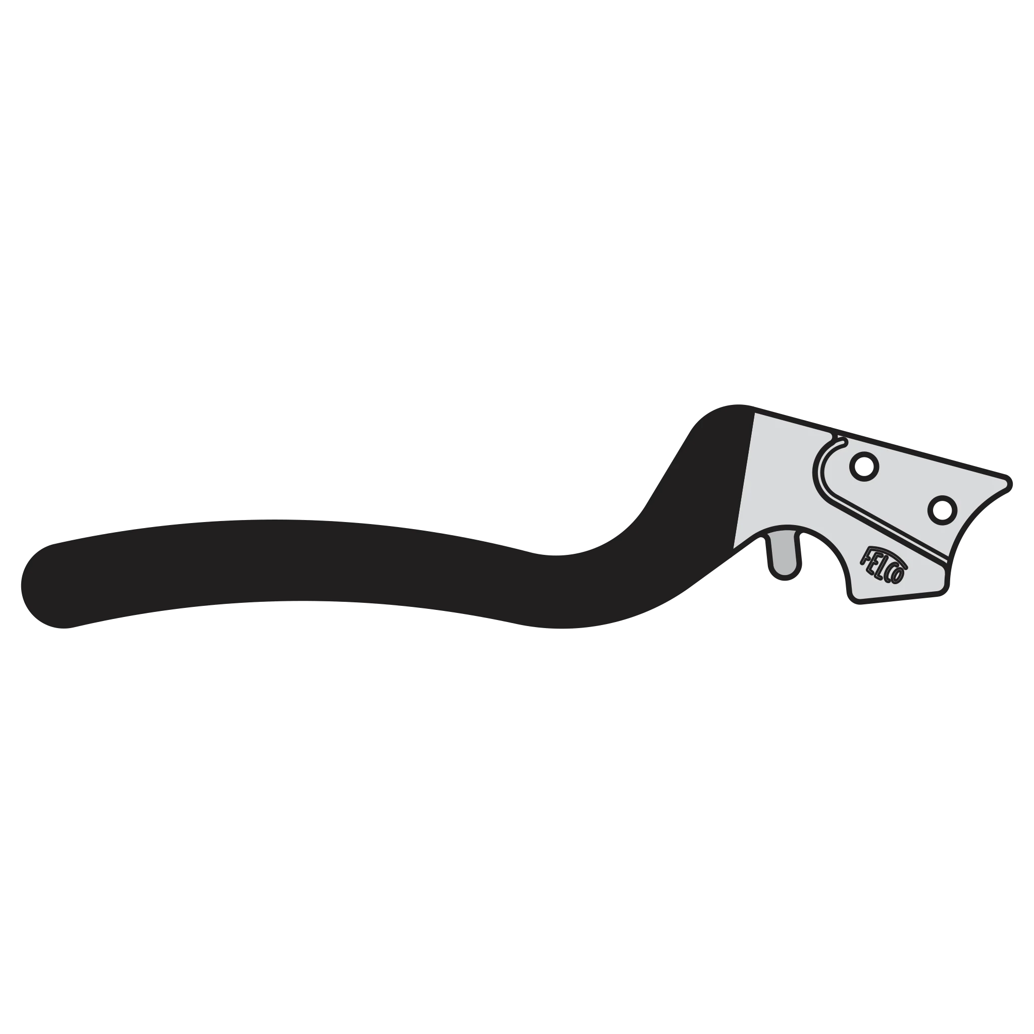 16/2 Handle without anvil-blade