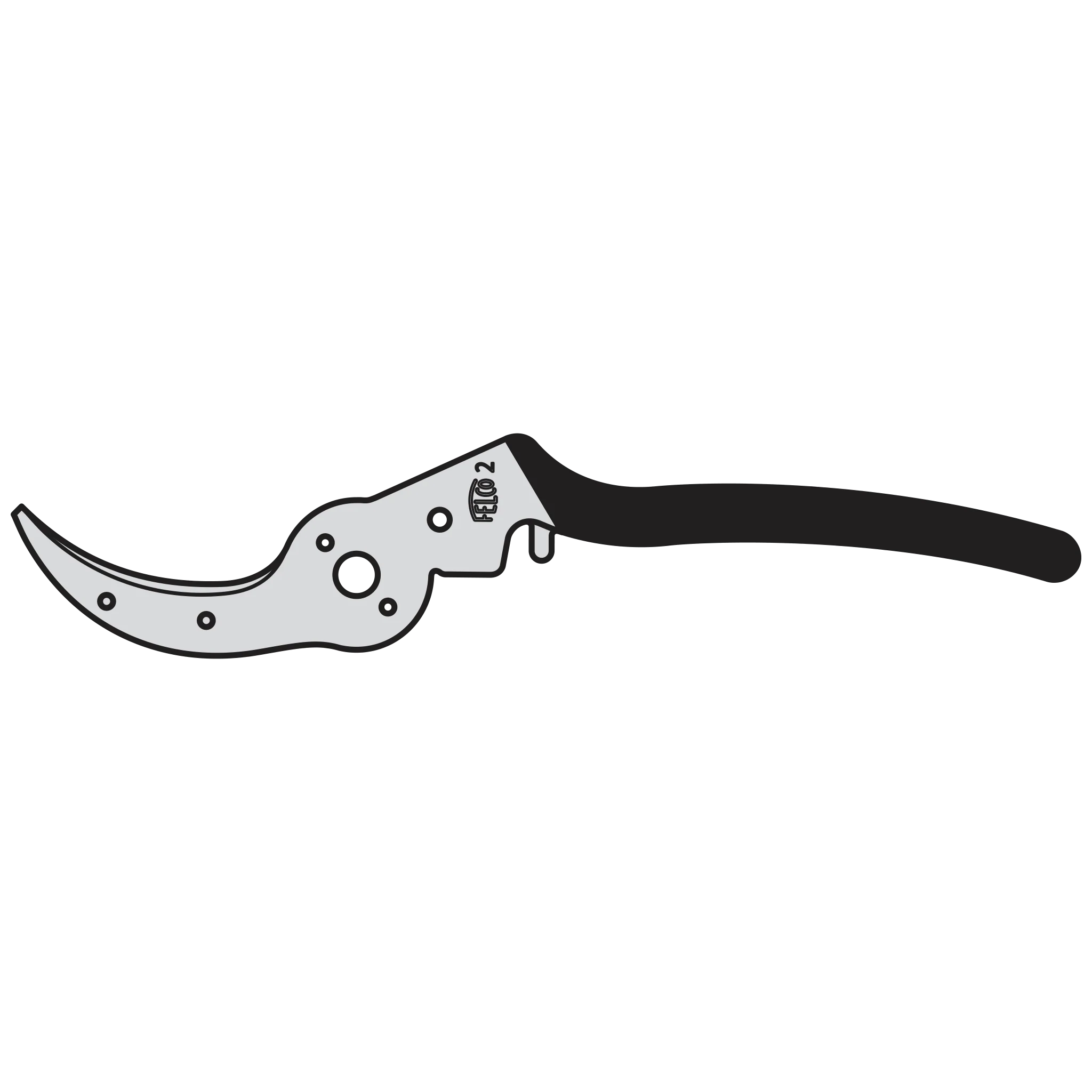 2/2 Complete handle assembly with counter blade