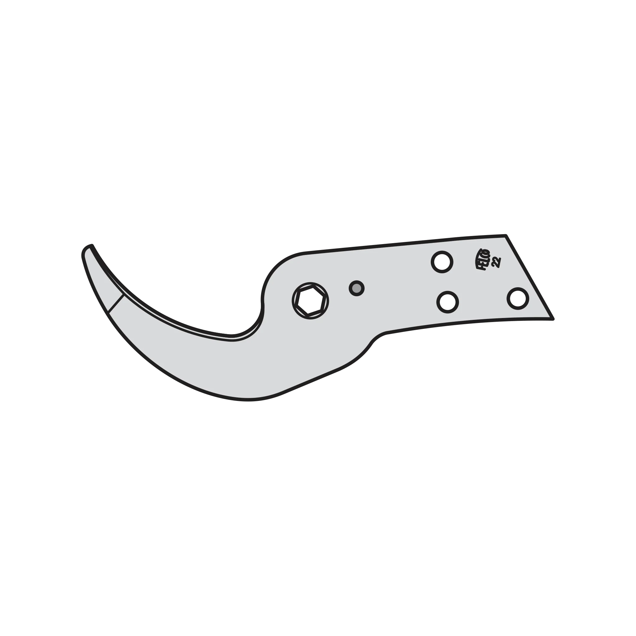 22/4 Counter blade