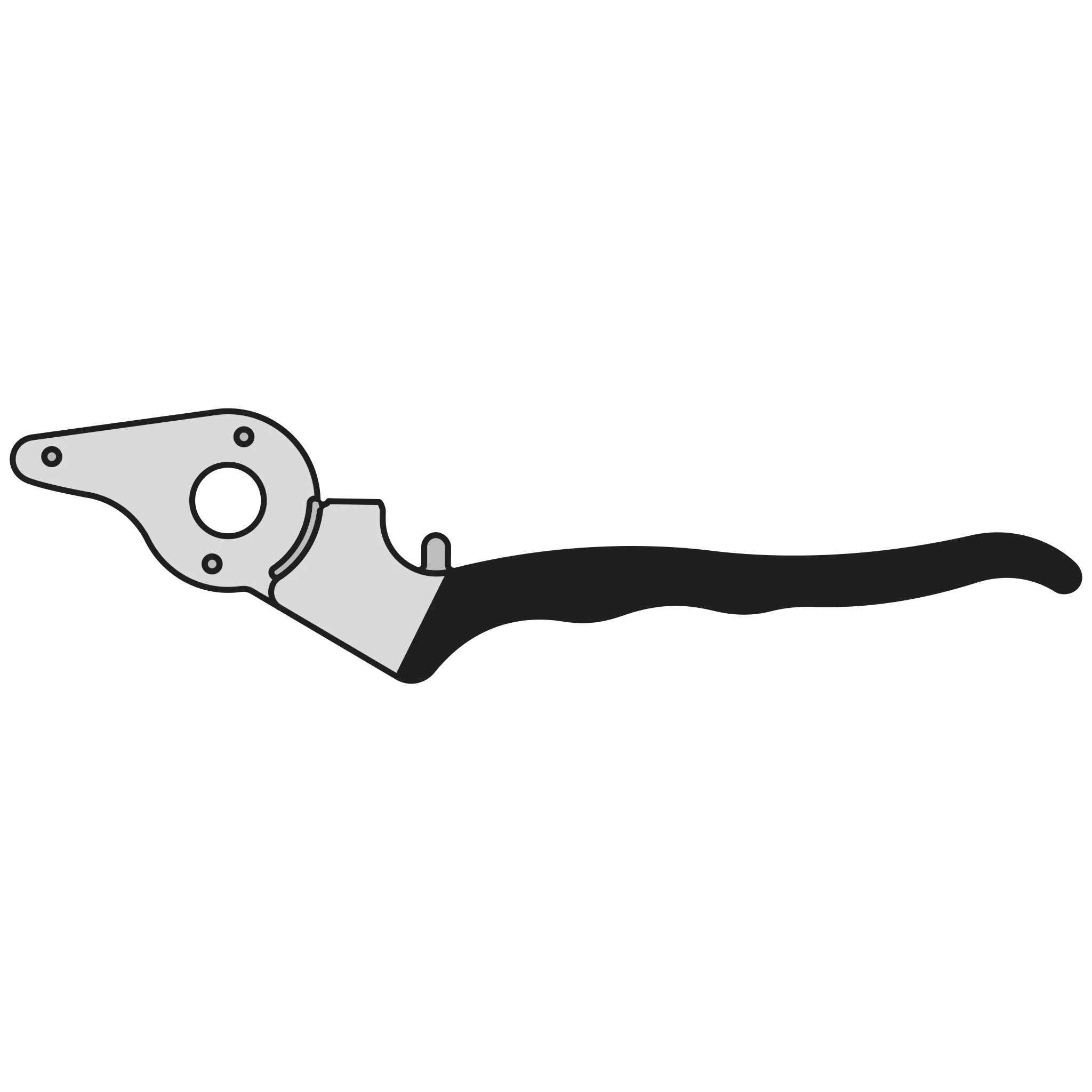 4/1 Complete handle assembly without blade