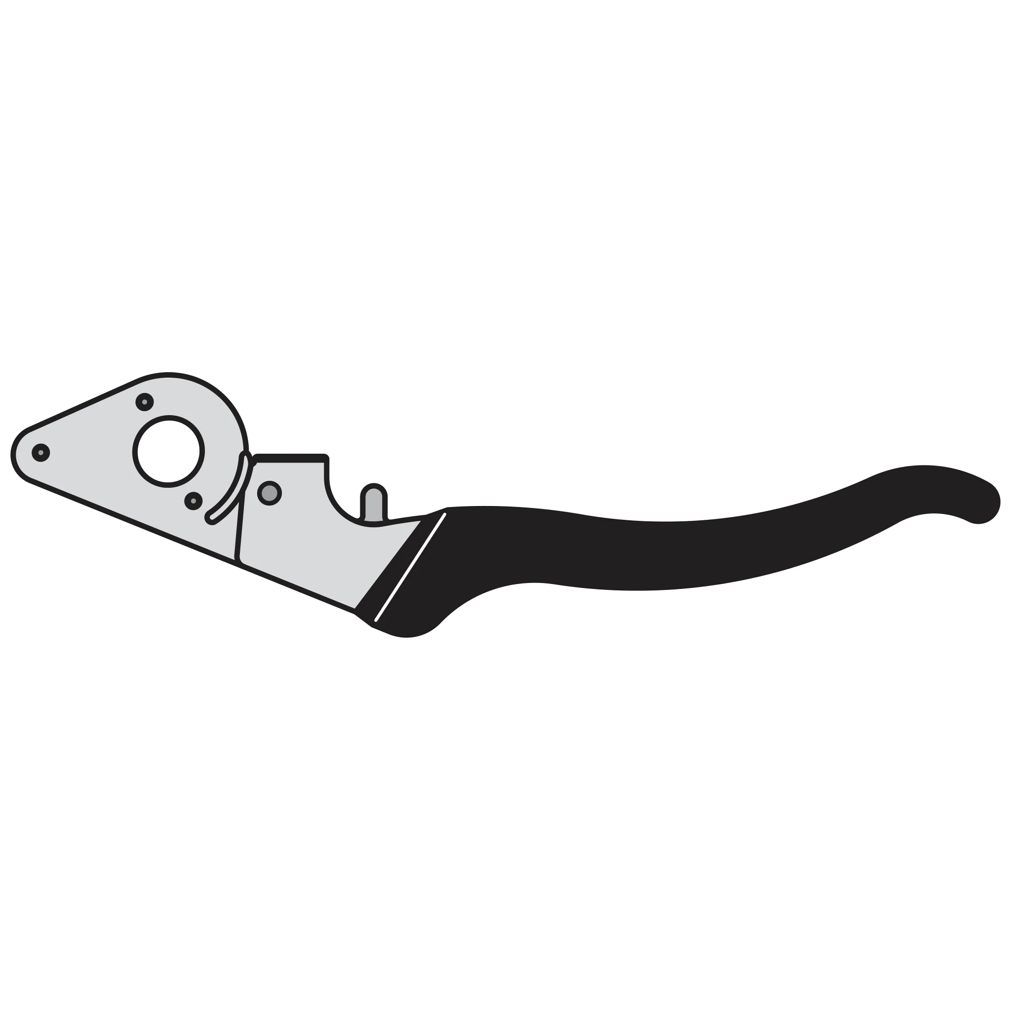 51/1 Complete handle assembly without blade